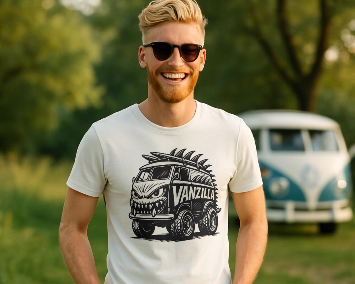 Vanzilla Vanzilla Campervan SVG, T1-inspired Vanlife & Camping Design, Off-road ...