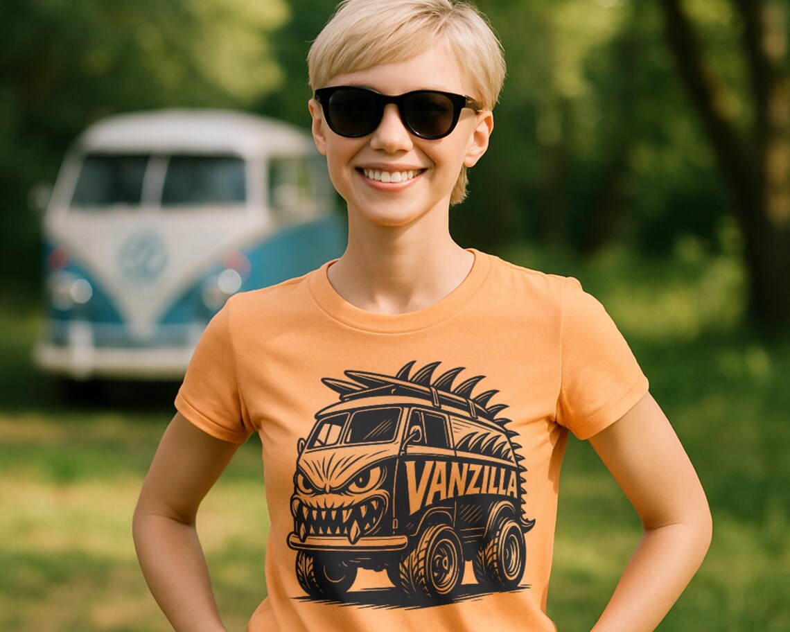 Vanzilla Vanzilla Campervan SVG, T1-inspired Vanlife & Camping Design, Off-road ...