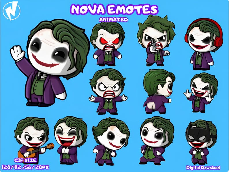 Animated Chibi Twitch Emotes, Cute Kawaii Anime GIF Emotes, Funny ...