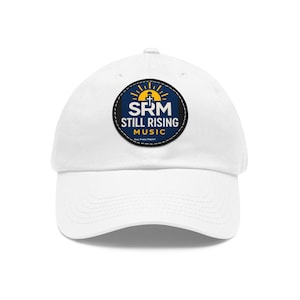 Stylish Music Dad Hat with Leather Patch, Adjustable Cap for Dads, Perfect Gift for Father&#39;s Day, Music Lovers, Summer Wear