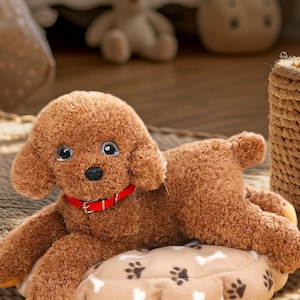 Realistic Puppy Plush, Stuffed Look Alike Dog, Soft Teddy Dog Toy, Personalized Pet Gift, Cute Puppy Doll for Kids, Gift for Dog Lovers