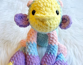 Cute MONSTER Stuffed Toy - READY to Ship - Knotted Plushie