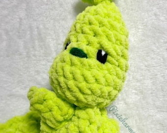 Grouchy Sweet Christmas Lovey Lovie - READY to Ship - Soft Tiny Blankie
