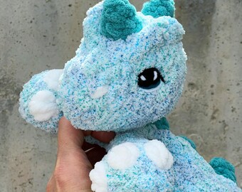 DINOSAUR Snuggler - READY to Ship - Baby or Childs Toy -Baby Lovey