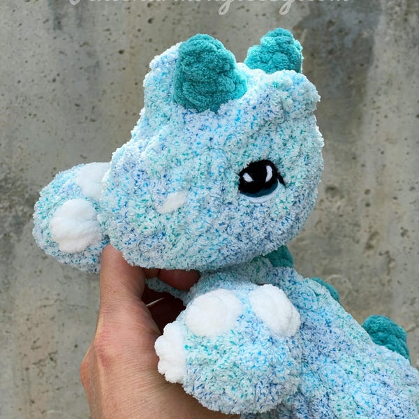DINOSAUR Snuggler - READY to Ship - Baby or Childs Toy -Baby Lovey