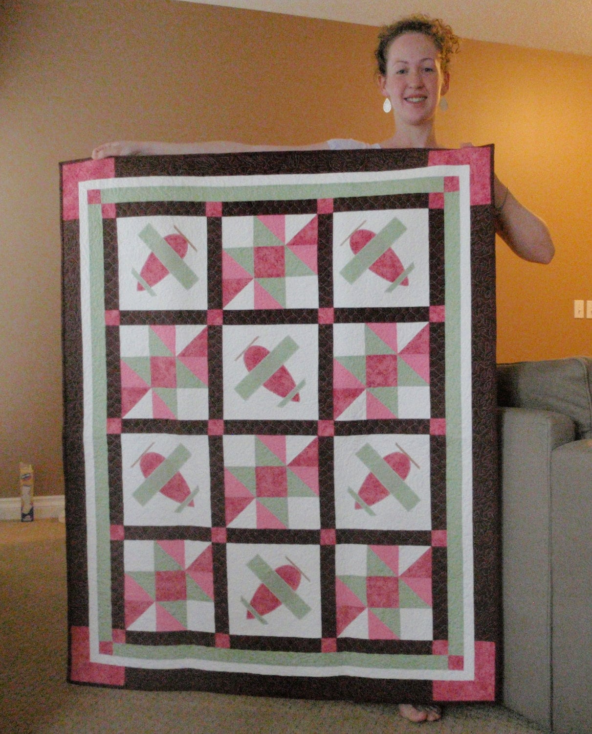 Airplane Baby Quilt PATTERN - PDF - Boy or Girl - Throw Quilt - EASY - Etsy