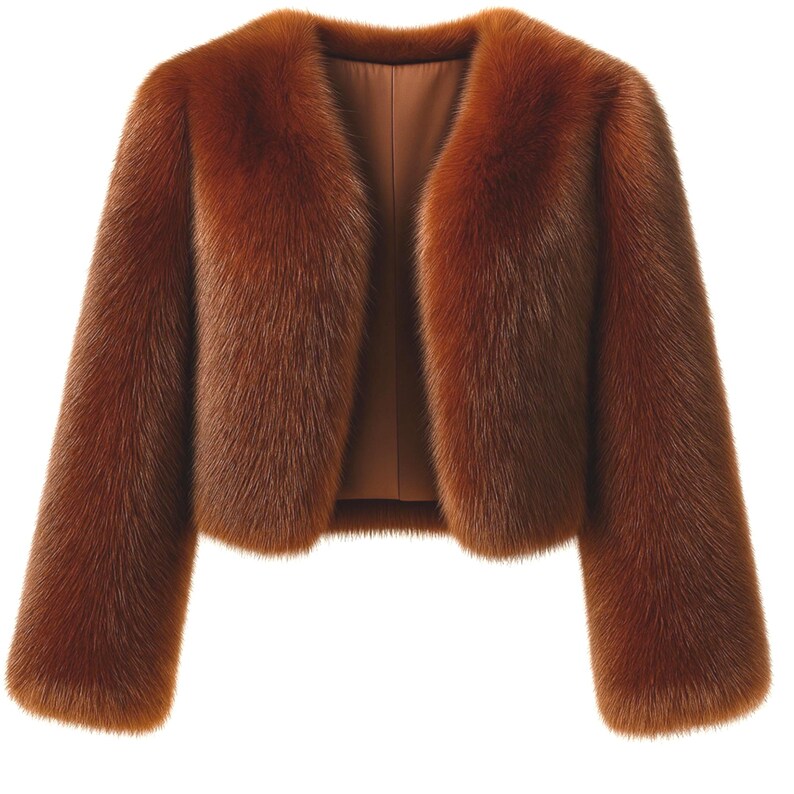 women real mink fur short jacket