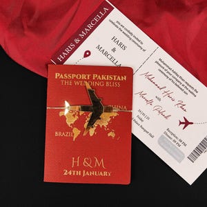 cartão de passaporte de casamento
