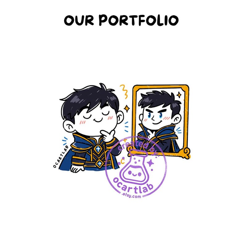 Custom Doodle PFP | Digital PNG Avatar | Cute Chibi Profile Picture | Streamer & VTuber Commission