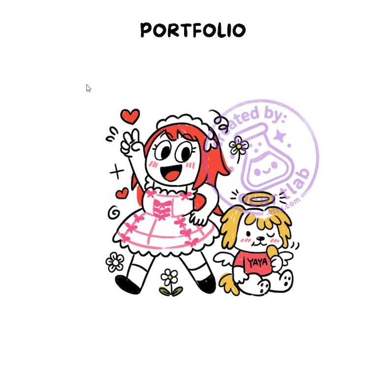 Custom Doodle PFP | Digital PNG Avatar | Cute Chibi Profile Picture | Streamer & VTuber Commission