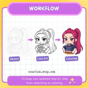 YouTube PFP | Custom Chibi Illustration | Anime Commission | VTuber Character | YCH OC Art Drawing