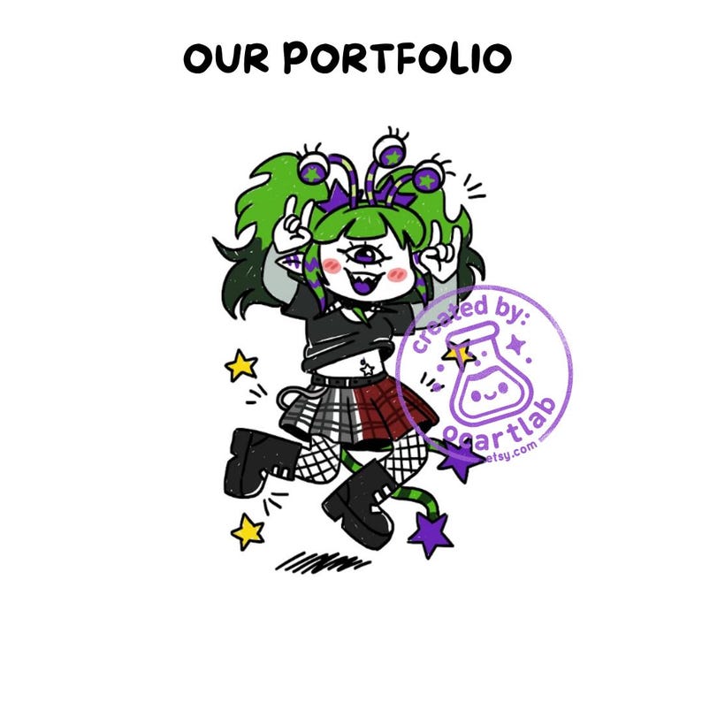 Custom Doodle PFP | Digital PNG Avatar | Cute Chibi Profile Picture | Streamer & VTuber Commission