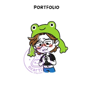 Custom Doodle PFP | Digital PNG Avatar | Cute Chibi Profile Picture | Streamer & VTuber Commission