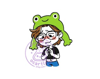 Custom Doodle PFP | Digital PNG Avatar | Cute Chibi Profile Picture | Streamer & VTuber Commission