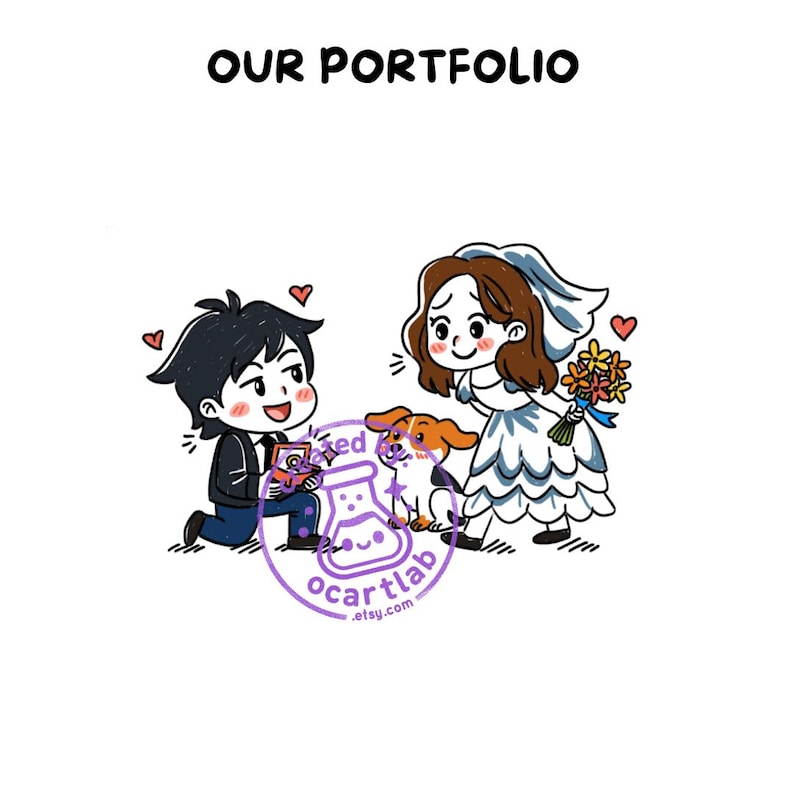 Custom Doodle PFP | Digital PNG Avatar | Cute Chibi Profile Picture | Streamer & VTuber Commission | Cartoon Headshot or Full Body