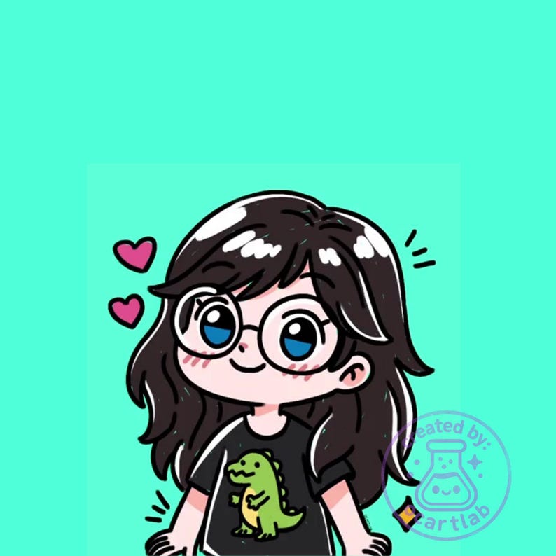 Custom Doodle PNGTuber Model Anime Chibi Avatar for Twitch Discord Streamers Vtuber Commission 4 PNG
