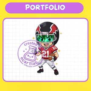 YouTube PFP | Custom Chibi Illustration | Anime Commission | VTuber Character | YCH OC Art Drawing image 4