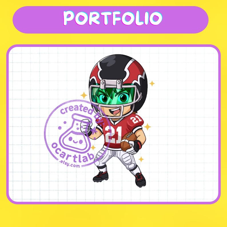 YouTube PFP | Custom Chibi Illustration | Anime Commission | VTuber Character | YCH OC Art Drawing image 4