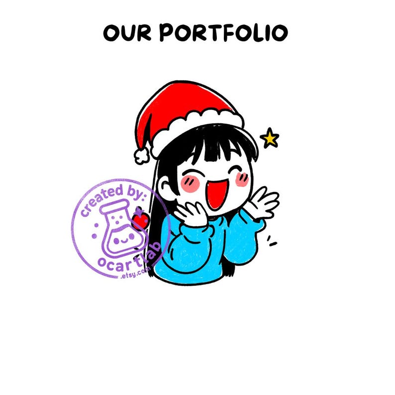 Custom Doodle PFP | Digital PNG Avatar | Cute Chibi Profile Picture | Streamer & VTuber Commission