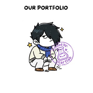 Custom Doodle PFP | Digital PNG Avatar | Cute Chibi Profile Picture | Streamer & VTuber Commission