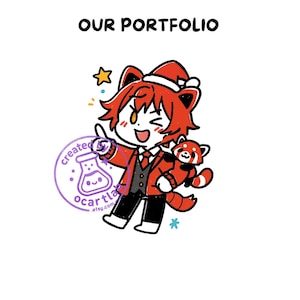 Custom Doodle PFP | Digital PNG Avatar | Cute Chibi Profile Picture | Streamer & VTuber Commission