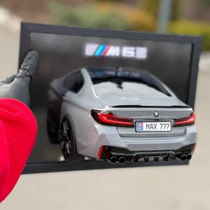 Your 3D Car Replica Personalized Fully Customizable Framed Automotive Sculpture Car Driver Lover Gift for Him Custom Man Cave Wall Art Print