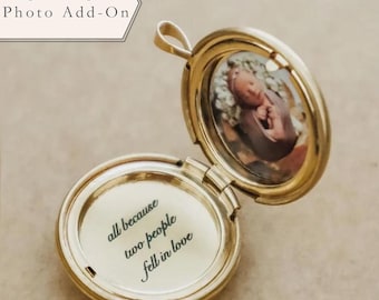 Personalized Engraving & Photo Service - Add to any locket to further customize