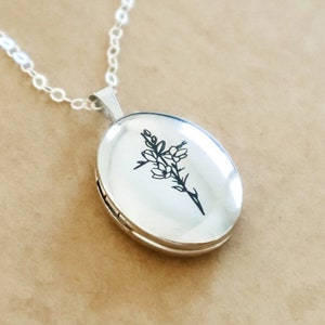 Cross Necklace - Personalized Sterling Silver Photo Locket - Christian Gifts
