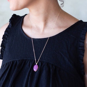 Gold Filled Locket Necklace - Heirloom Enamel Jewelry