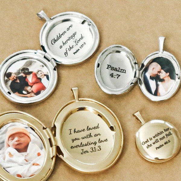 Christian Locket Etsy