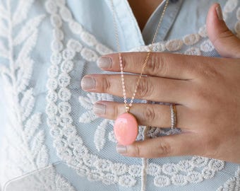 Large Gold Filled Locket Necklace - Heirloom Enameled Jewelry