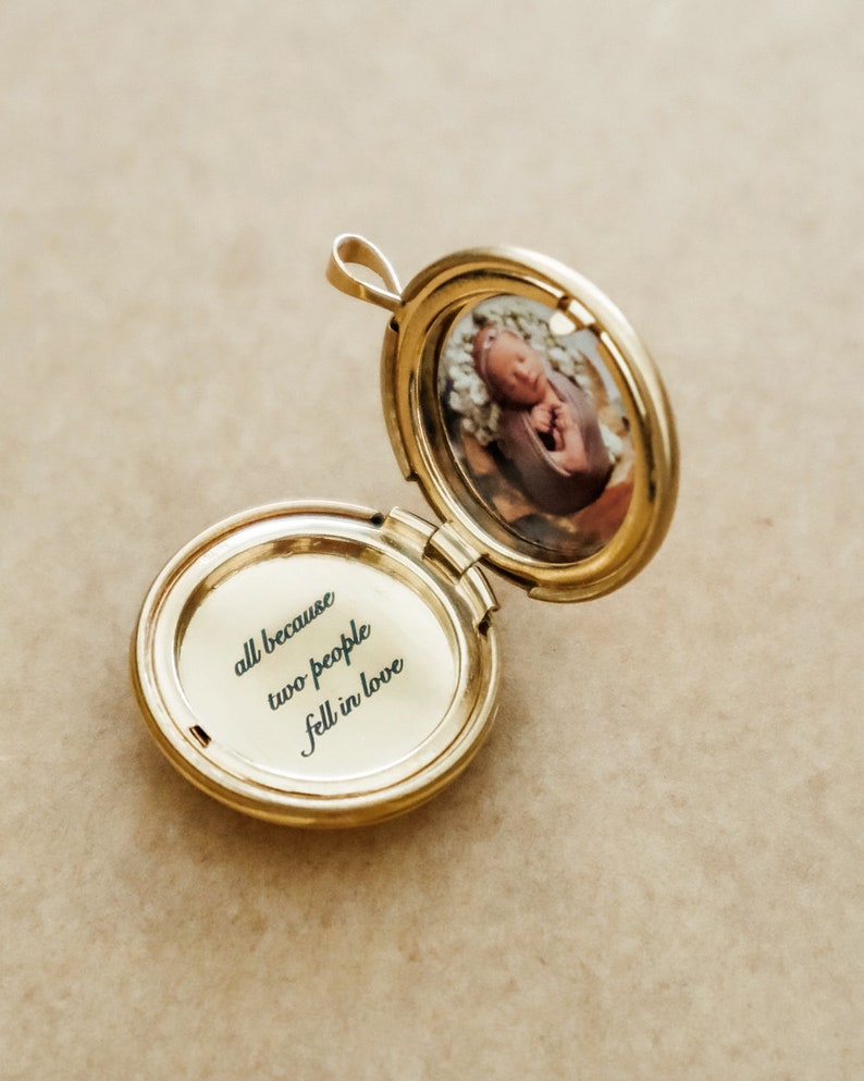 Add a Photo & Engraving Easily personalize a locket with your special memory image 2