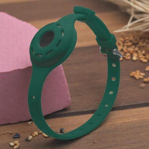 Silicone Air Tag Holder for Pet Collar – Secure Apple Tracker Case for Cats & Dogs