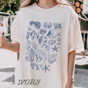 Vintage Ocean Life Comfort Colors Shirt – Retro Sea Turtle & Whale Shark Tee, Save Our Oceans Shirt, Marine Life Gift, Summer Beach Tee