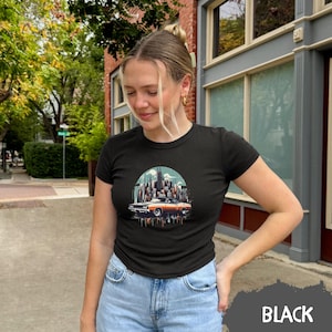 Retro Muscle Car Baby Tee – Vintage Sports Car Toddler T-Shirt, Classic Racing Car Graphic Tee, Retro Baby Boy Girl Streetwear Top
