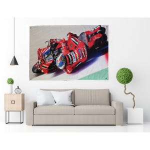 Tapestry, Wall hanging  Bike racing, sports bike, High quality polyester tapestry, bedroom, living room decore, office decor.