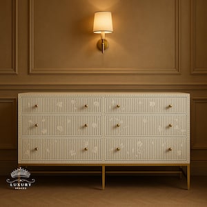 Bone Moroccan Inlay 6 Drawers Chest of Drawers,Bone Inlay 6 Drawers Dresser, Bone Inlay Chest of Drawers,Bone Inlay Furniture Sideboard Unit
