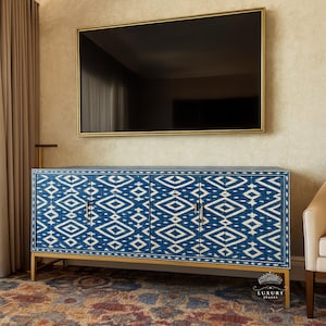 Bone Inlay Chest of Drawers, Storage Unit | Bone Inlay Console, Bone Inlay optical TV Unit ,  Bone Inlay Cabinet.