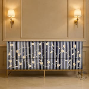 Bone Inlay Furniture Sideboard Unit. Bone Inlay Chest of 6 Drawer , 6 Drawer Dresser, Bone Moroccan Inlay 6 Drawers Chest of Drawers,