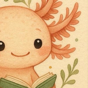 segnalibro digitale creaturina axolotl