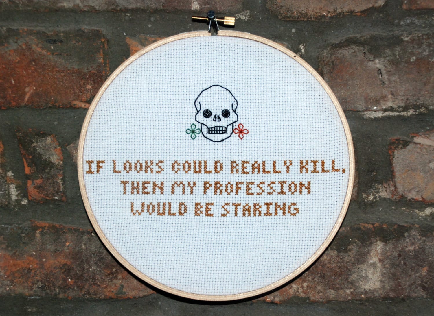 Brand New Cross Stitch Lyrics i Will Play My Game - Etsy