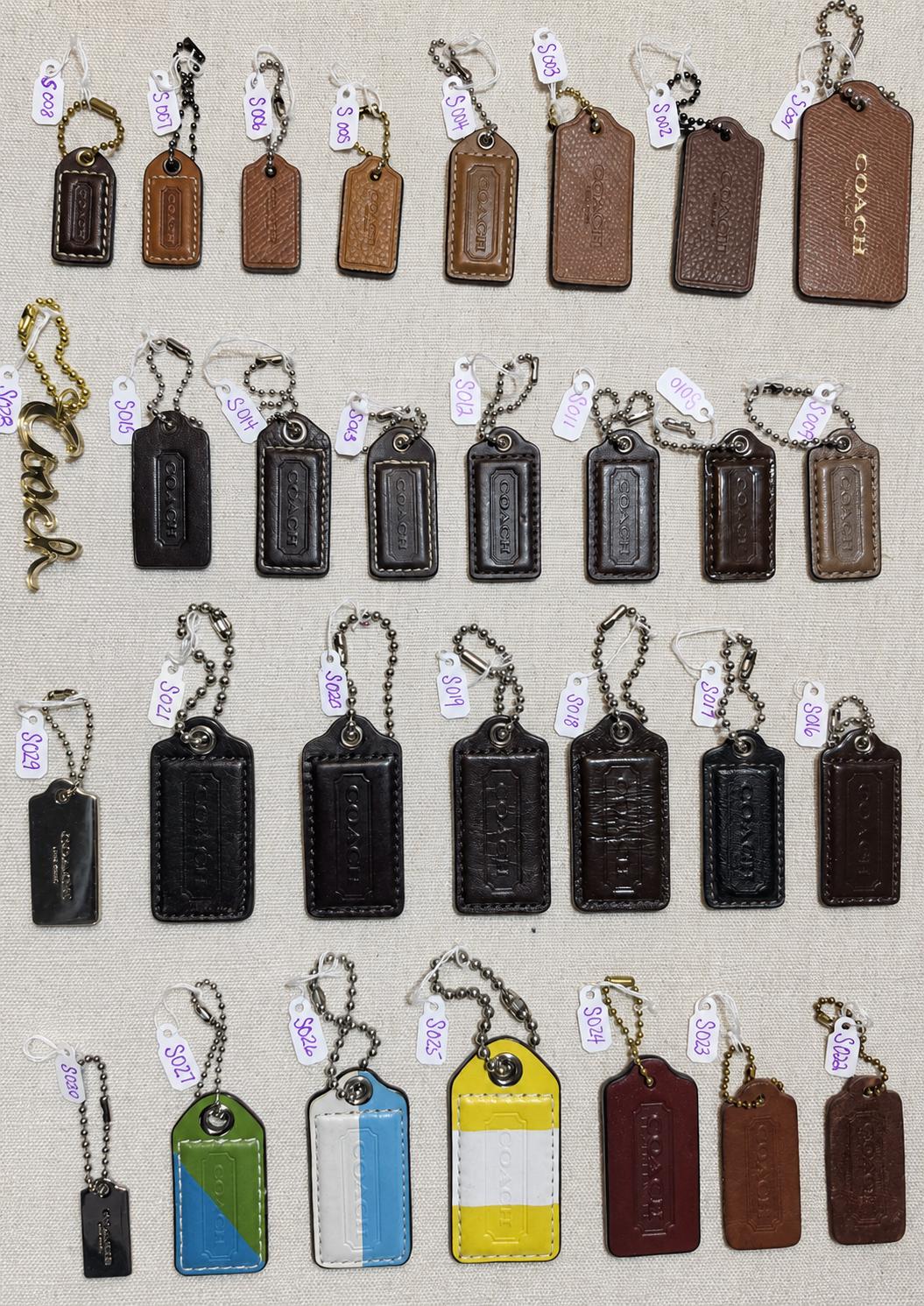小物 COACH Vintage Hang Tags Charms Bulk Lot Individual Vintage Coach Tags and Charms Listing 2 of 2. Assorted