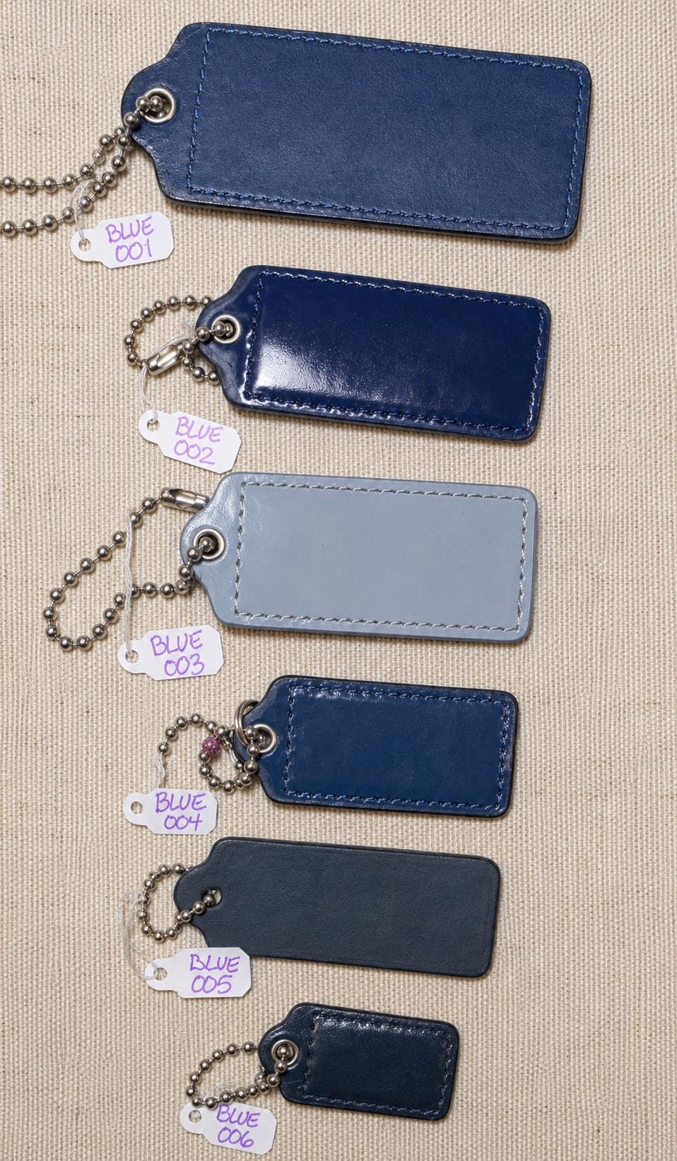Individual Vintage Coach Bag Tags and Charms..assorted Sizes