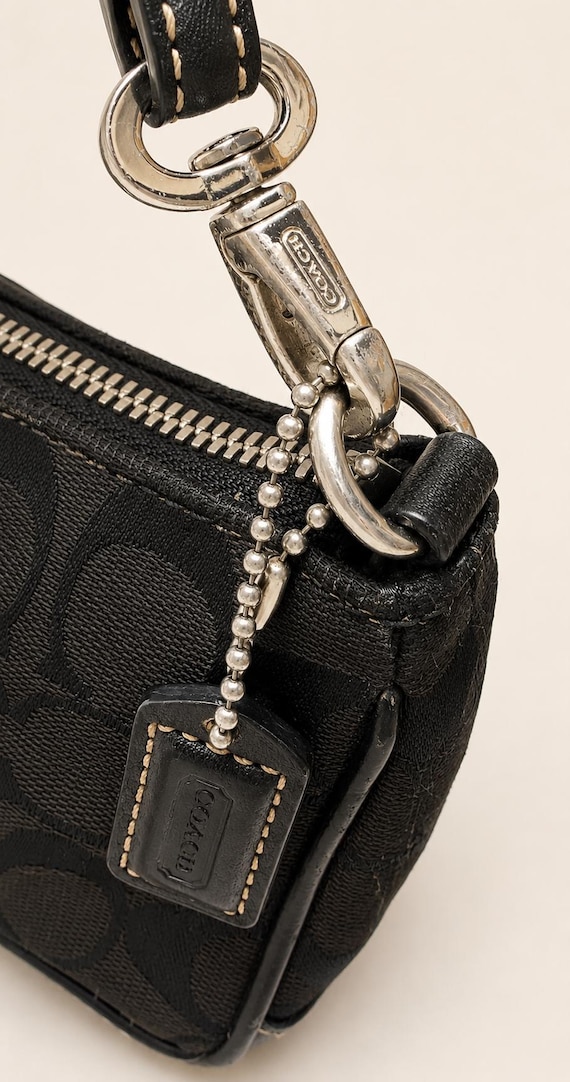 Vintage Y2K Coach 6094 Brown Signature Jacquard Demi … - Gem