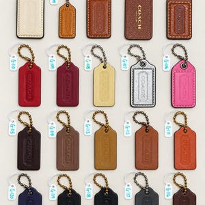 Replacement Leather Coach Tag - Etsy