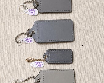 Individual Vintage Coach Bag Tags and Charms..assorted Sizes