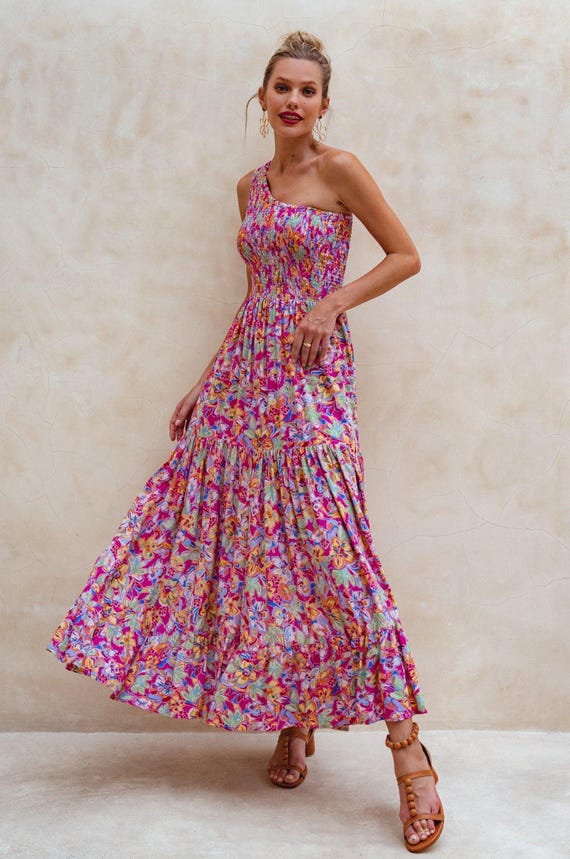 cassandra maxi dress Cassandra One Shoulder Maxi Dress