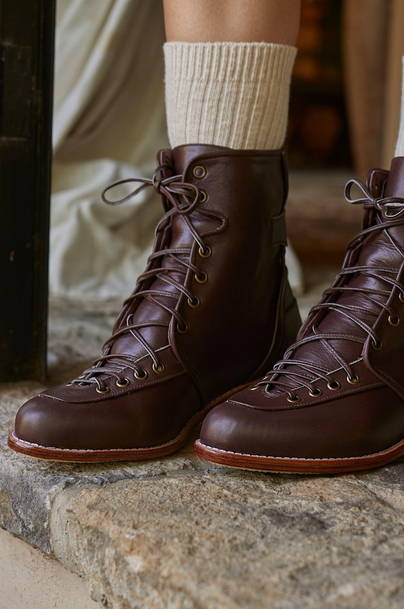 Botas de combate de cuero Desert Seeker imagen 2
