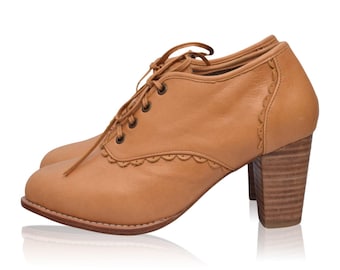 Lace Oxford Heels