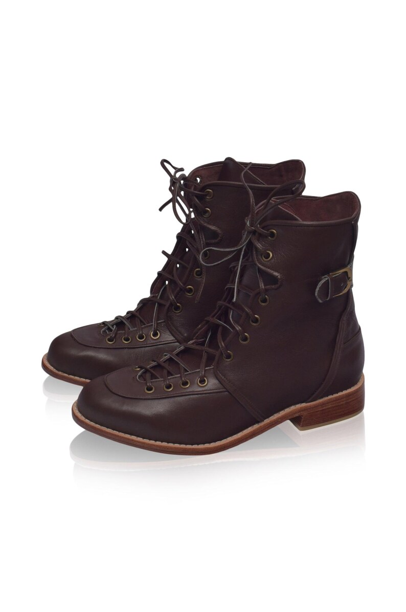 Botas de combate de cuero Desert Seeker imagen 6